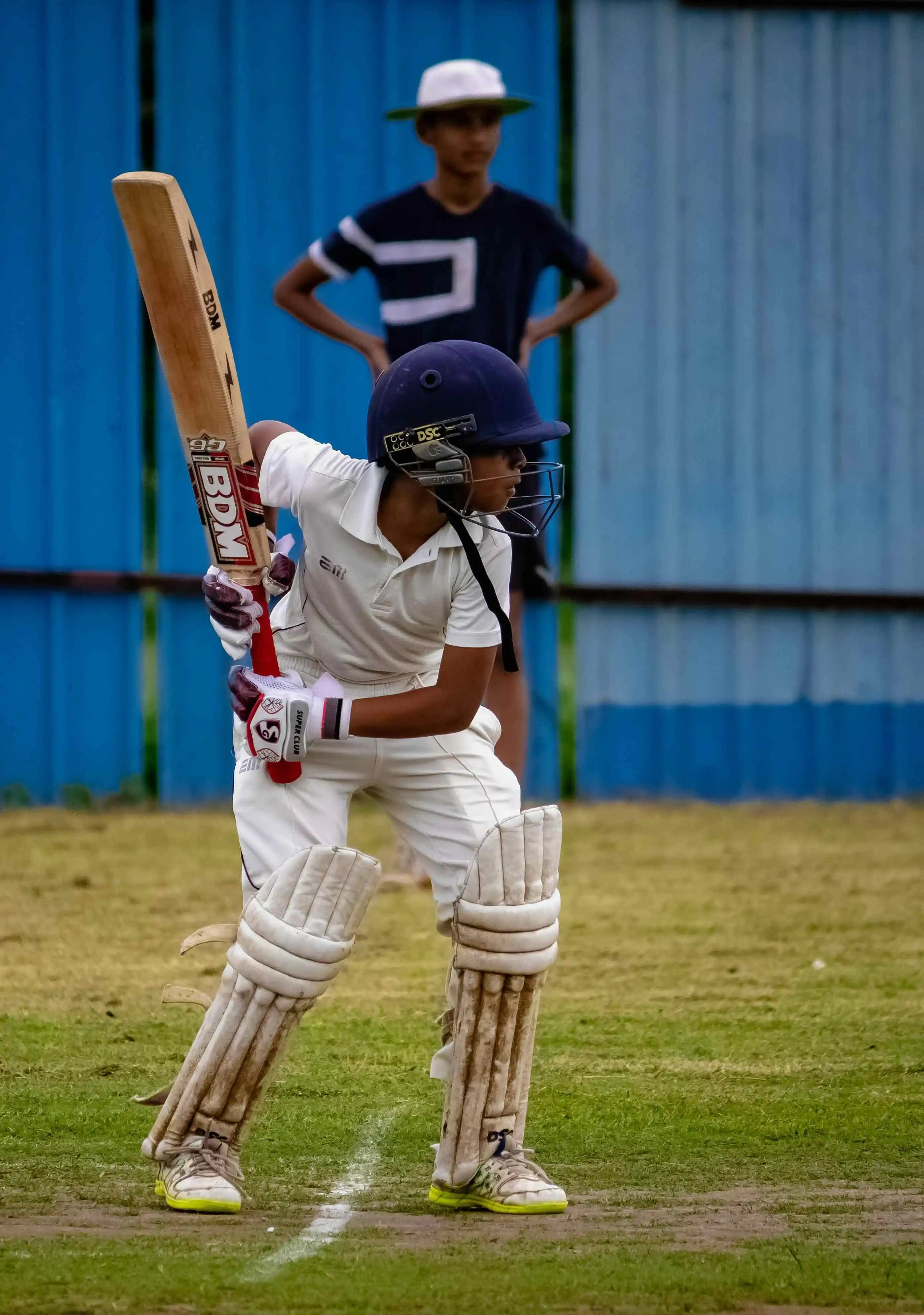 boy holding a bat