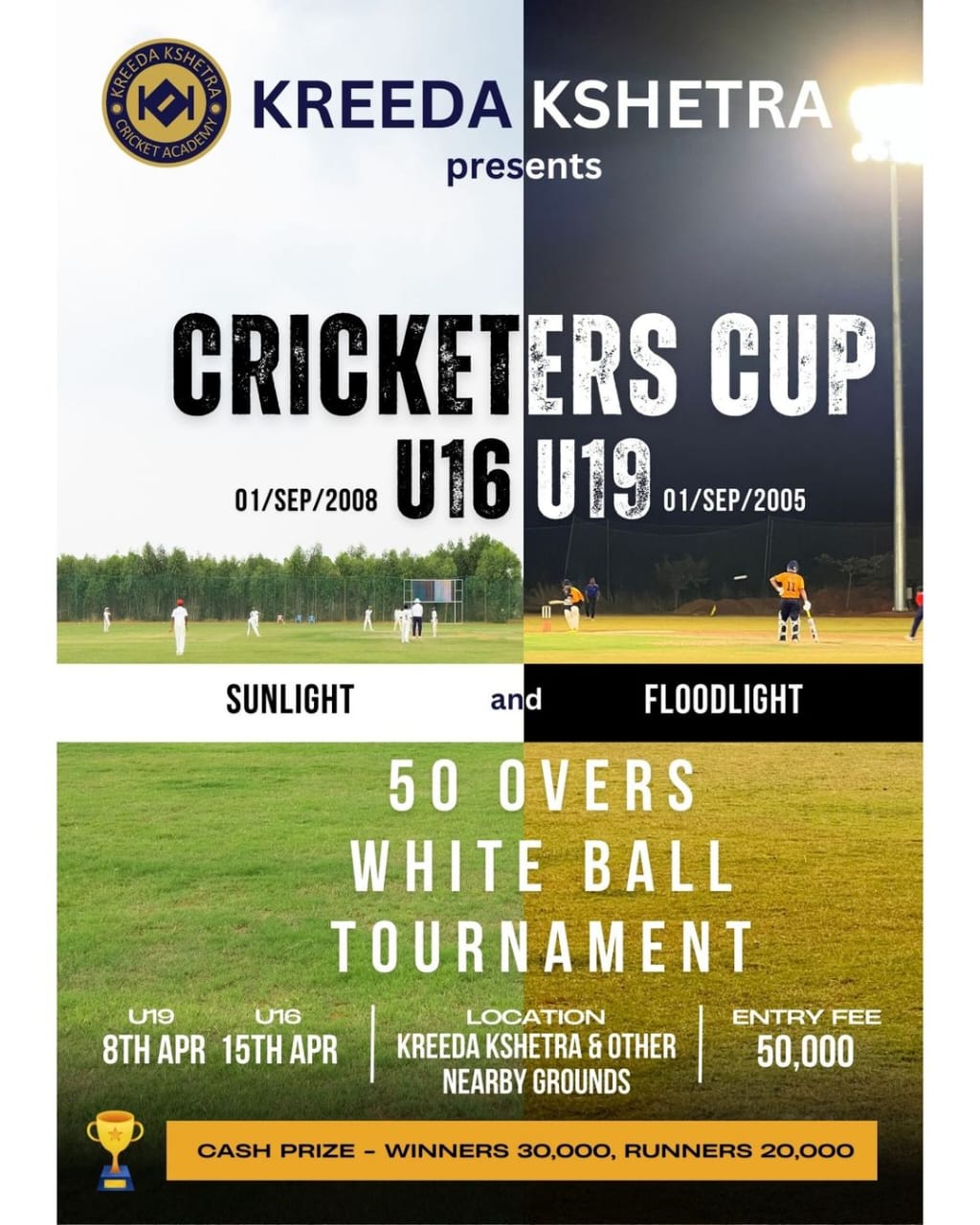 cricketer's cup u16 and u19